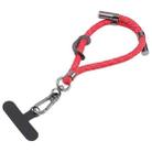 8mm Adjustable Mobile Phone Anti-lost Short Lanyard(Red) - 1