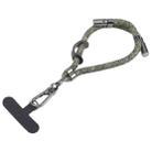 8mm Adjustable Mobile Phone Anti-lost Short Lanyard(Dark Green) - 1