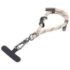 8mm Adjustable Mobile Phone Anti-lost Short Lanyard(Khaki) - 1