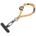 8mm Adjustable Mobile Phone Anti-lost Short Lanyard(Orange) - 1