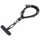 8mm Adjustable Mobile Phone Anti-lost Short Lanyard(Black) - 1