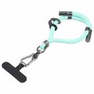 8mm Adjustable Mobile Phone Anti-lost Short Lanyard(Mint Green Wave) - 1