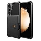 For Samsung Galaxy S24+ 5G Magnetic Wallet Card Bag Leather Phone Case(Black) - 2