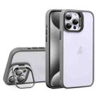 For iPhone 15 Pro Max U1 Invisible Lens Holder Acrylic + TPU Shockproof Phone Case(Grey) - 1