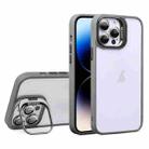 For iPhone 14 Pro U1 Invisible Lens Holder Acrylic + TPU Shockproof Phone Case(Grey) - 1