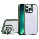 For iPhone 13 Pro Max U1 Invisible Lens Holder Acrylic + TPU Shockproof Phone Case(Green) - 1