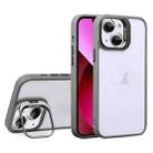 For iPhone 13 U1 Invisible Lens Holder Acrylic + TPU Shockproof Phone Case(Grey) - 1