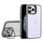 For iPhone 11 Pro Max U1 Invisible Lens Holder Acrylic + TPU Shockproof Phone Case(Grey) - 1