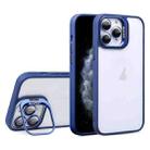 For iPhone 11 Pro Max U1 Invisible Lens Holder Acrylic + TPU Shockproof Phone Case(Dark Blue) - 1