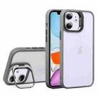 For iPhone 11 U1 Invisible Lens Holder Acrylic + TPU Shockproof Phone Case(Grey) - 1