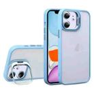 For iPhone 11 U1 Invisible Lens Holder Acrylic + TPU Shockproof Phone Case(Sierra Blue) - 1