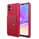 For Samsung Galaxy A05 Magnetic Wallet Card Bag Leather Phone Case(Red) - 2