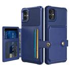 For Samsung Galaxy A05 Magnetic Wallet Card Bag Leather Phone Case(Blue) - 1