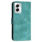 For Motorola Moto G Power 5G 2024 YX0080 Grid Butterfly Embossed Pattern Flip Leather Phone Case with Lanyard(Light Blue) - 3