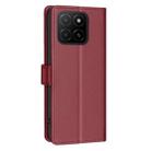 For Honor X5b Litchi Texture RFID Anti-theft Leather Phone Case(Red) - 3