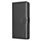 For Honor 200 Smart / X7C Litchi Texture RFID Anti-theft Leather Phone Case(Black) - 2