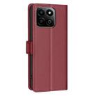 For Honor 200 Smart / X7C Litchi Texture RFID Anti-theft Leather Phone Case(Red) - 3