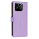 For Honor 200 Smart / X7C Litchi Texture RFID Anti-theft Leather Phone Case(Purple) - 3