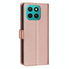 For Honor X8c 4G Litchi Texture RFID Anti-theft Leather Phone Case(Gold) - 3