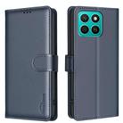 For Honor X8c 4G Litchi Texture RFID Anti-theft Leather Phone Case(Blue) - 1