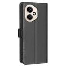 For Honor 400 Global 156.5mm Litchi Texture RFID Anti-theft Leather Phone Case(Black) - 3