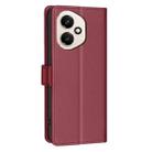 For Honor 400 Global 156.5mm Litchi Texture RFID Anti-theft Leather Phone Case(Red) - 3