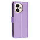 For Honor 400 Global 156.5mm Litchi Texture RFID Anti-theft Leather Phone Case(Purple) - 3