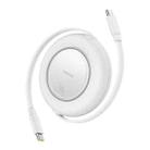 Baseus Free2Pull Mini 2m Retractable Charging Cable USB-C / Type-C to / Type-C 100W(White) - 1