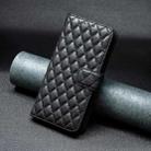 For Redmi Note 14 5G Diamond Lattice Wallet Flip Leather Phone Case(Black) - 2