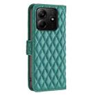 For Redmi Note 14 4G 163.25mm Diamond Lattice Wallet Flip Leather Phone Case(Green) - 3