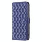 For Redmi Note 14 Pro 4G Diamond Lattice Wallet Flip Leather Phone Case(Blue) - 3