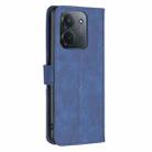 For Redmi 15C 4G 173.1mm / 15C 5G 173.1mm Magnetic Buckle Rhombus Texture Leather Phone Case(Blue) - 3