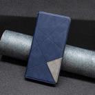 For Samsung Galaxy A06 Rhombus Texture Magnetic Leather Phone Case(Blue) - 2