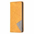 For Samsung Galaxy A16 5G Rhombus Texture Magnetic Leather Phone Case(Yellow) - 3