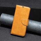 For Samsung Galaxy A26 5G Lambskin Texture Pure Color Flip Leather Phone Case(Yellow) - 2