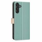 For Samsung Galaxy A56 5G Color Matching RFID Anti-theft Leather Phone Case(Green) - 3