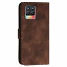 For Realme 8 / 8 Pro YX0080 Grid Butterfly Embossed Pattern Flip Leather Phone Case with Lanyard(Coffee) - 3