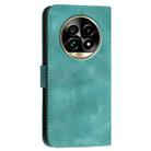 For Realme 13 Pro / 13 Pro+ Global YX0080 Grid Butterfly Embossed Pattern Flip Leather Phone Case with Lanyard(Light Blue) - 3