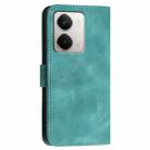 For Realme P3 Ultra 5G Grid Butterfly Embossed Pattern Leather Phone Case with Lanyard(Light Blue) - 3