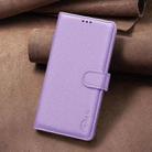 For Samsung Galaxy A06 Litchi Texture RFID Anti-theft Leather Phone Case(Purple) - 2