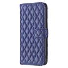 For Samsung Galaxy A06 Diamond Lattice Wallet Flip Leather Phone Case(Blue) - 3