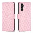 For Samsung Galaxy A16 5G Diamond Lattice Wallet Flip Leather Phone Case(Pink) - 1