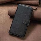 For Samsung Galaxy A56 5G Four-leaf Embossed Leather Phone Case(Black) - 2