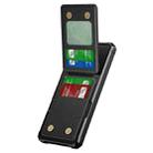 For Samsung Galaxy A05 Vertical Flip Card Bag Holder Leather Phone Case(Black) - 2