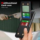 For Samsung Galaxy A05 Vertical Flip Card Bag Holder Leather Phone Case(Black) - 3