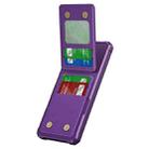 For Samsung Galaxy A05s Vertical Flip Card Bag Holder Leather Phone Case(Purple) - 2