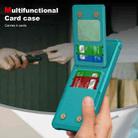 For Samsung Galaxy A05s Vertical Flip Card Bag Holder Leather Phone Case(Cyan Green) - 3