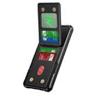 For Samsung Galaxy A16 5G Vertical Flip Card Bag Holder Leather Phone Case(Black) - 2