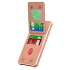 For Samsung Galaxy A16 5G Vertical Flip Card Bag Holder Leather Phone Case(Rose Gold) - 2