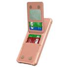 For Samsung Galaxy S24 5G Vertical Flip Card Bag Holder Leather Phone Case(Rose Gold) - 2